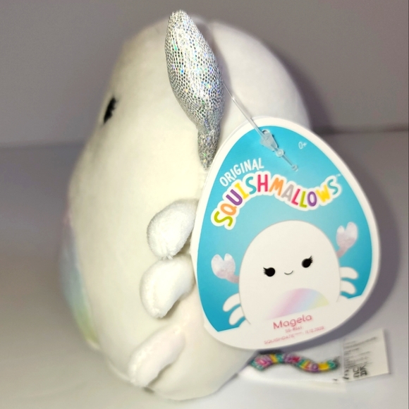 MAGELA 🦀 White Rainbow Crab Original Squishmallow ☆》NWT《☆ - Picture 2 of 8